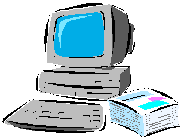 computer and glasses